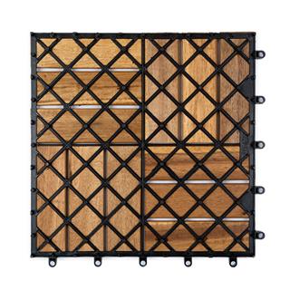 Terrassenfliesen aus Holz Malmo 30x30x2,4cm (10 stück