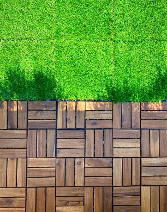 Terrassenfliesen aus Holz Malmo 30x30x2,4cm (10 stück