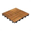 Terrassenfliesen aus Holz Malmo 30x30x2,4cm (9 Stück)