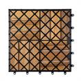 Terrassenfliesen aus Holz Malmo 30x30x2,4cm (9 Stück)