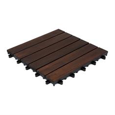 Terrassenfliesen aus Holz Oslo 30x30x2,4cm (9 Stück)