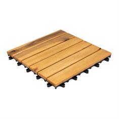 Terrassenfliesen aus Holz Stockholm 30x30x2,4cm (9 Stück)