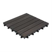 Terrassenfliesen aus Holz Tromso 30x30x2,4cm (9 Stück)