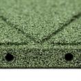 Terrassenplatte 50x50x3cm grün (inkl. Stifte)