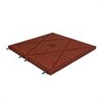 Terrassenplatte 50x50x3cm rot