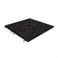 Terrassenplatte 50x50x3cm schwarz