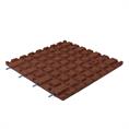 Terrassenplatte rot 50x50x2,5cm