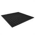 Terrassenplatte schwarz ohne Vierteilung 100x100x2,5cm