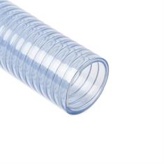 Transparenter FDA-Saugschlauch DN=60mm mit Stahlspirale (L=50m)