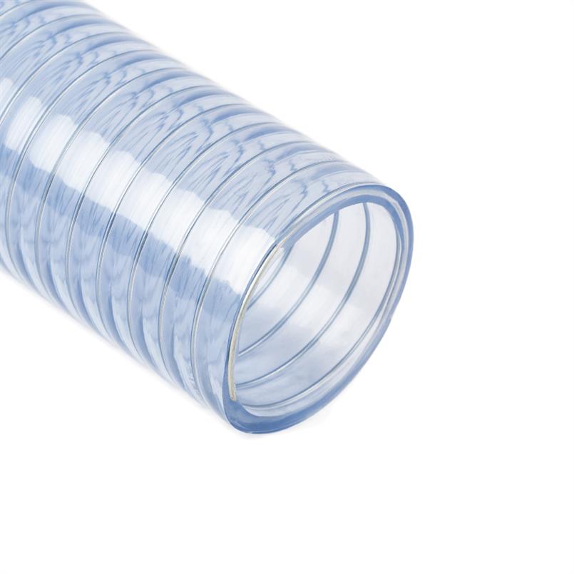 Transparenter FDA-Saugschlauch DN=76mm mit Stahlspirale (L=50m)