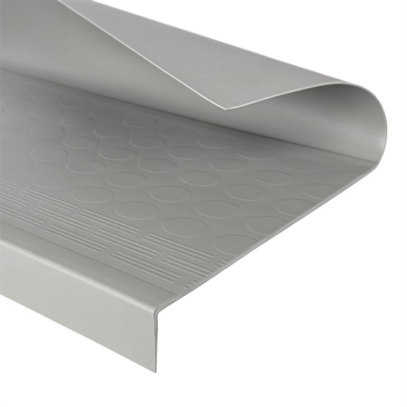 Treppenbelag PVC Noppen grau 1200x460mm