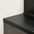 Treppenbelag PVC Noppen schwarz 1200x460mm