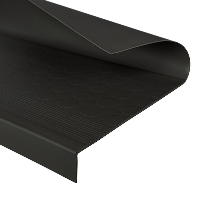 Treppenbelag PVC Noppen schwarz 1200x460mm
