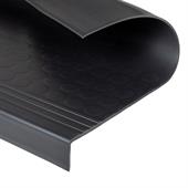 Treppenbelag PVC Noppen schwarz 1200x480x53mm
