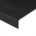 Treppenbelag PVC schwarz 1200x460mm