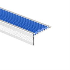 Treppenkantenprofil gerade Aluminium blau LxBxH=1500x40x18mm