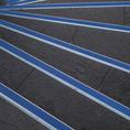 Treppenkantenprofil gerade Aluminium blau LxBxH=1500x45x25mm