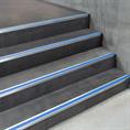 Treppenkantenprofil gerade Aluminium blau LxBxH=1500x55x31mm