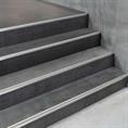 Treppenkantenprofil gerade Aluminium grau LxBxH=1500x45x25mm