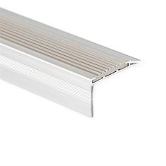 Treppenkantenprofil gerade Aluminium grau LxBxH=1500x45x25mm
