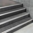 Treppenkantenprofil gerade Aluminium grau LxBxH=1500x55x31mm