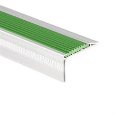 Treppenkantenprofil gerade Aluminium grün LxBxH=1500x45x25mm