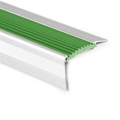Treppenkantenprofil gerade Aluminium grün LxBxH=1500x55x31mm
