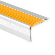 Treppenkantenprofil gerade Aluminium orange LxBxH=1500x55x31mm
