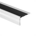 Treppenkantenprofil gerade Aluminium schwarz LxBxH=1500x45x25mm