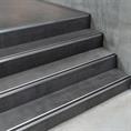 Treppenkantenprofil gerade Aluminium schwarz LxBxH=1500x45x25mm