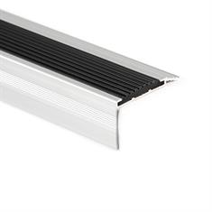 Treppenkantenprofil gerade Aluminium schwarz LxBxH=1500x45x25mm