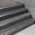 Treppenkantenprofil gerade Aluminium schwarz LxBxH=1500x55x35mm