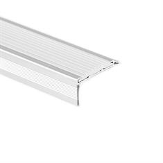 Treppenkantenprofil gerade Aluminium weiß LxBxH=1500x40x18mm