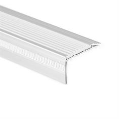 Treppenkantenprofil gerade Aluminium weiß LxBxH=1500x45x25mm
