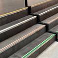 Treppenkantenprofil gerade Aluminium weiß LxBxH=1500x55x31mm