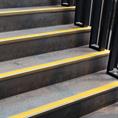 Treppenkantenprofil PVC grau/gelb LxBxH=1500x60x22mm
