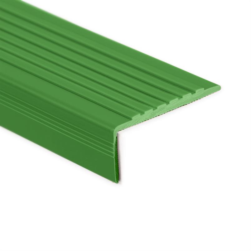 Treppenkantenprofil PVC grün LxBxH=1500x60x22mm