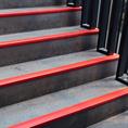 Treppenkantenprofil PVC rot LxBxH=1500x60x22mm