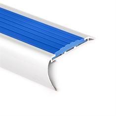 Treppenkantenprofil rund Aluminium blau LxBxH=1500x65x35mm