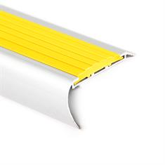 Treppenkantenprofil rund Aluminium gelb LxBxH=1500x65x35mm