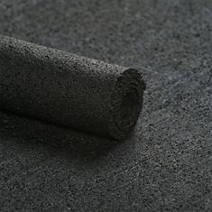 Trittschalldämmung Gummiunterlage schwarz 2mm (LxB=20x1m)