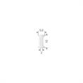 Verbindungsprofil flach 10-10,8 mm transparent (L=3m)