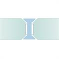 Verbindungsprofil flach 12-12,8 mm transparent (L=3m)