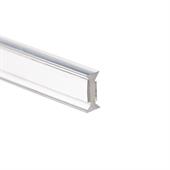 Verbindungsprofil flach 12-12,8 mm transparent (L=3m)