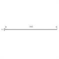 Viton Moosgummi Gummistreifen BxH=300x2mm (L=10m)