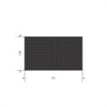 Viton Moosgummi Vierkantprofil BxH= 31x18mm
