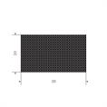 Viton Moosgummi Vierkantprofil BxH= 35x20mm