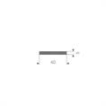 Viton Moosgummi Vierkantprofil BxH=40x5mm (L=10m)