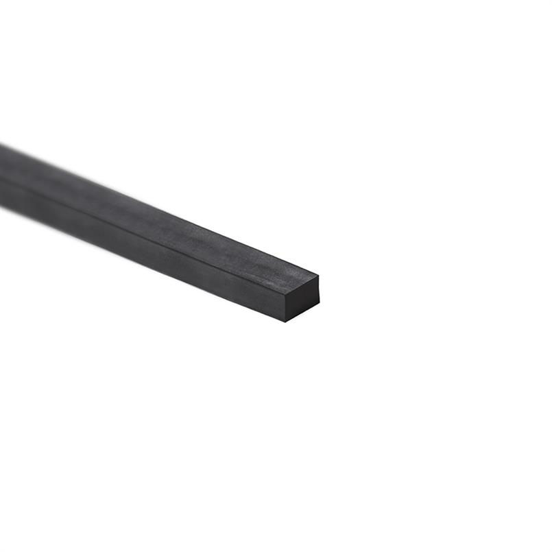Viton Vollgummi Vierkantprofil BxH= 14x9mm