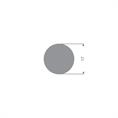 Vollgummi EPDM Gummischnur grau D=17mm (L=25m)